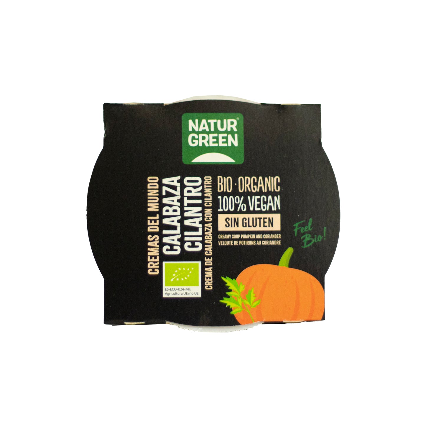 Crema de Calabaza y Cilantro Bio 310g NaturGreen