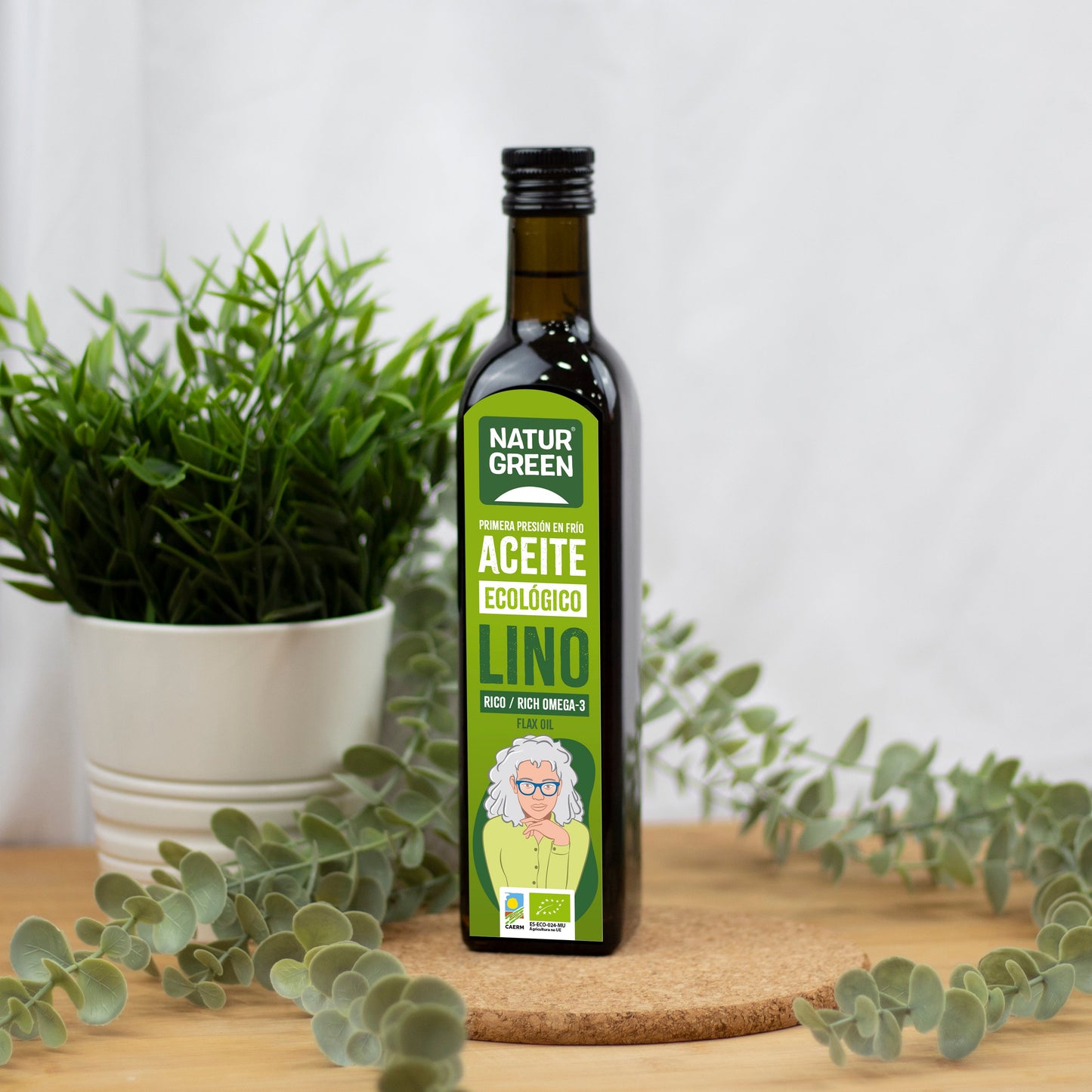 Pack 6x Aceite de Lino Ecológico 500 ml NaturGreen