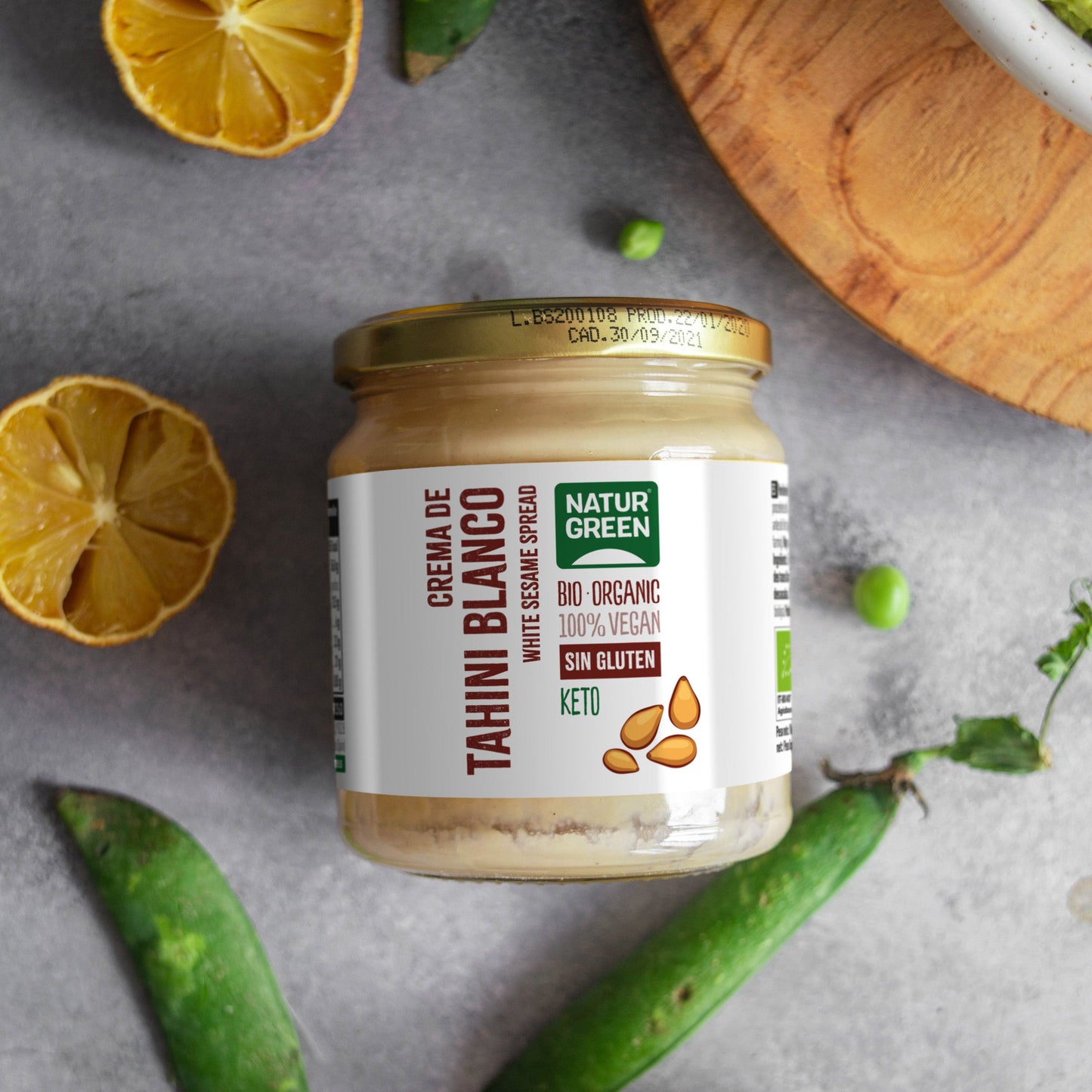 Pack 6x Tahín de Sésamo Ecológico 300g NaturGreen