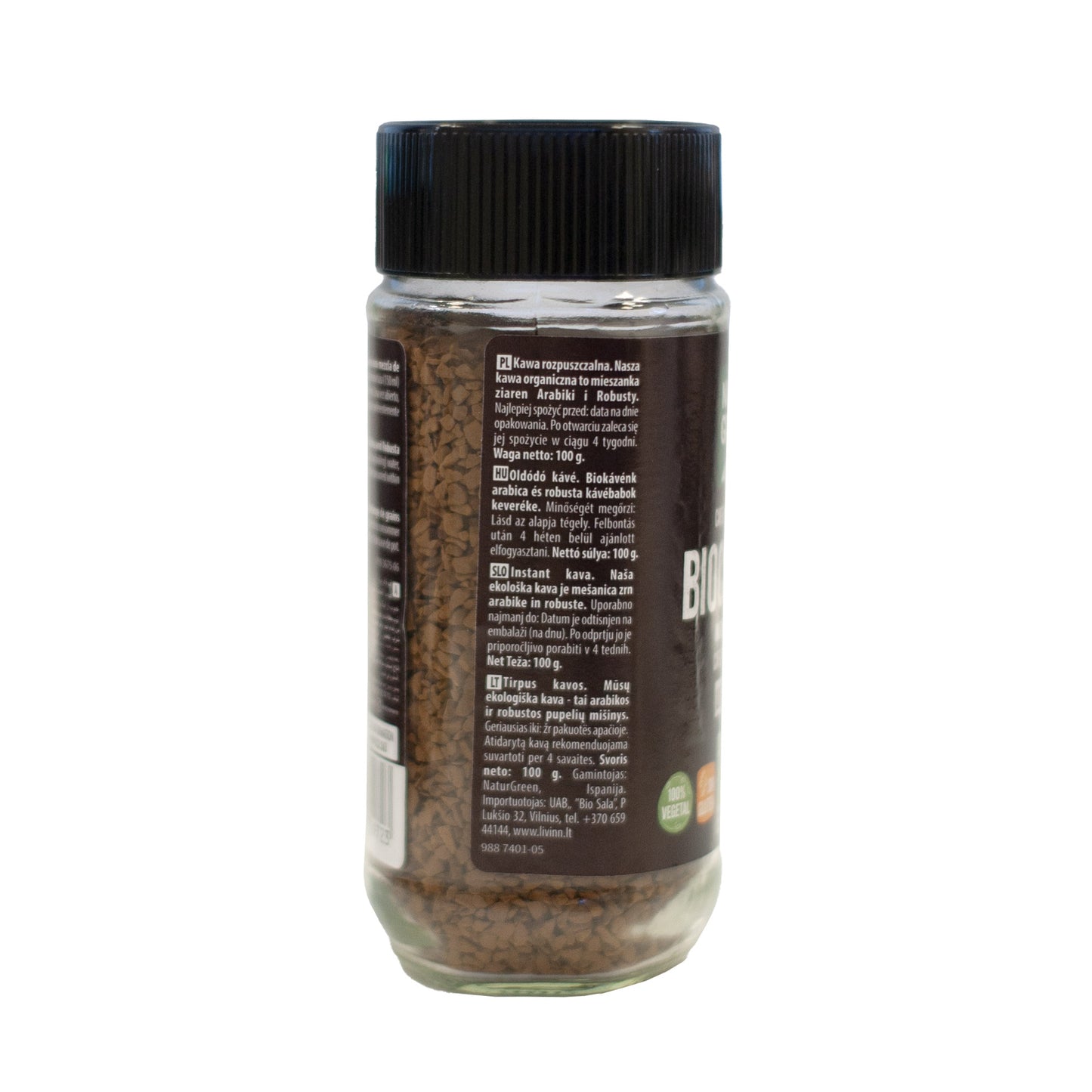 Café Instantáneo Ecológico 100g NaturGreen