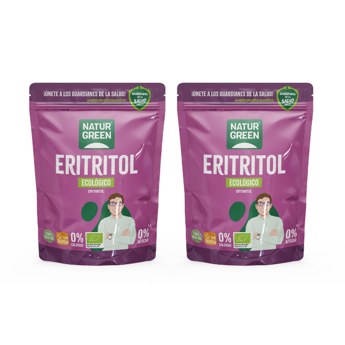 Pack 2x Eritritol Bio 500g NaturGreen