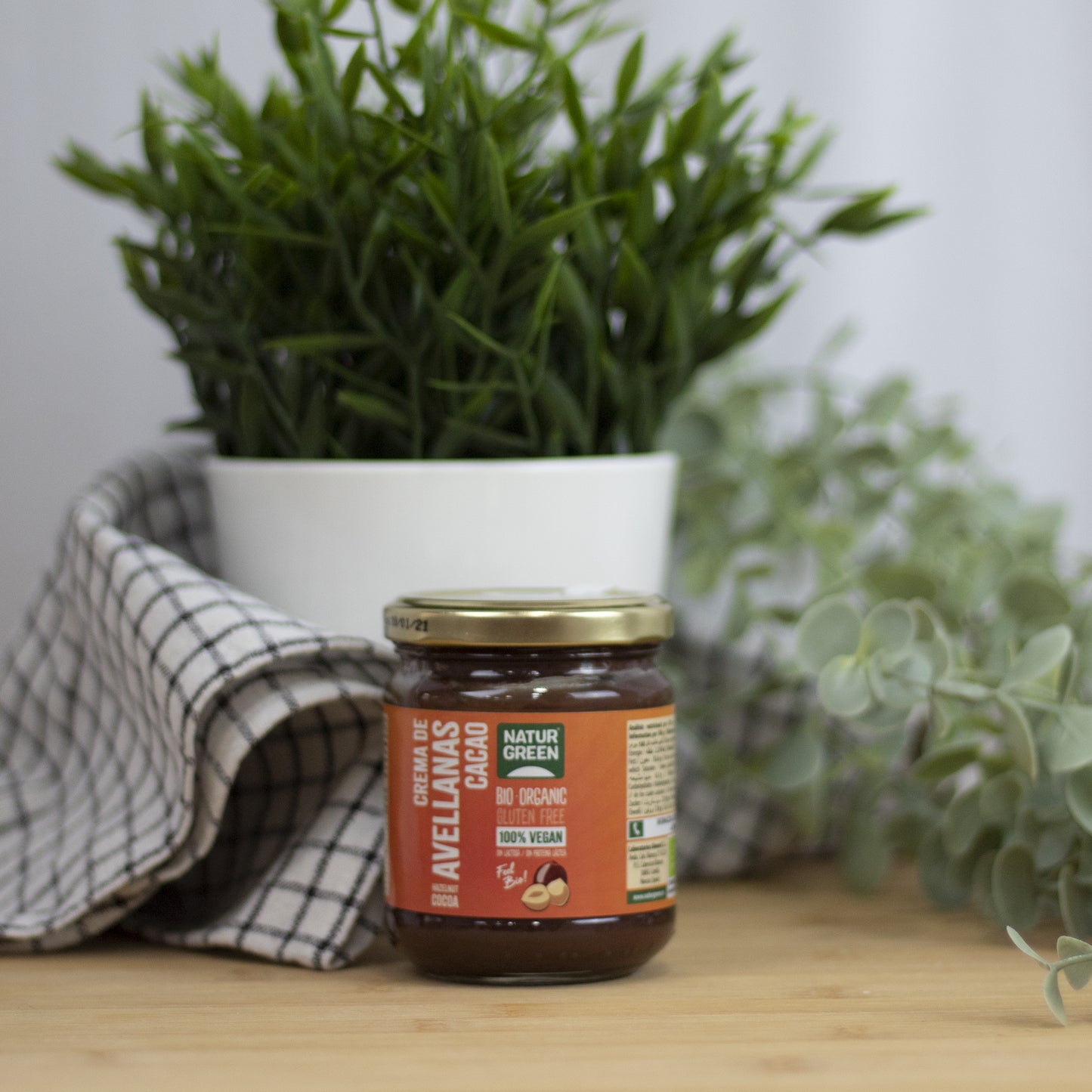 Pack 6x Crema de Avellanas y Cacao Ecológica 200g NaturGreen