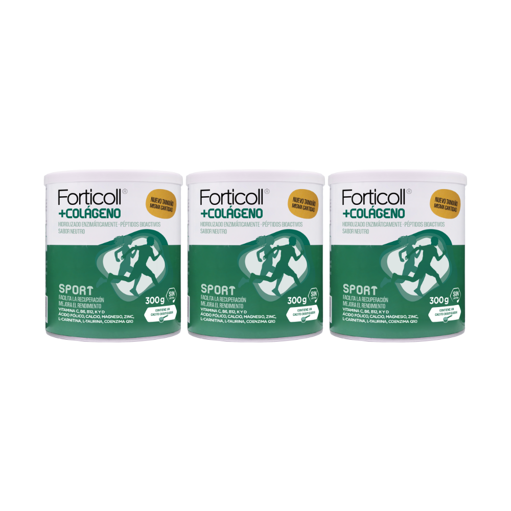 Pack 3x Colágeno BioActivo Sport 300 g Forticoll