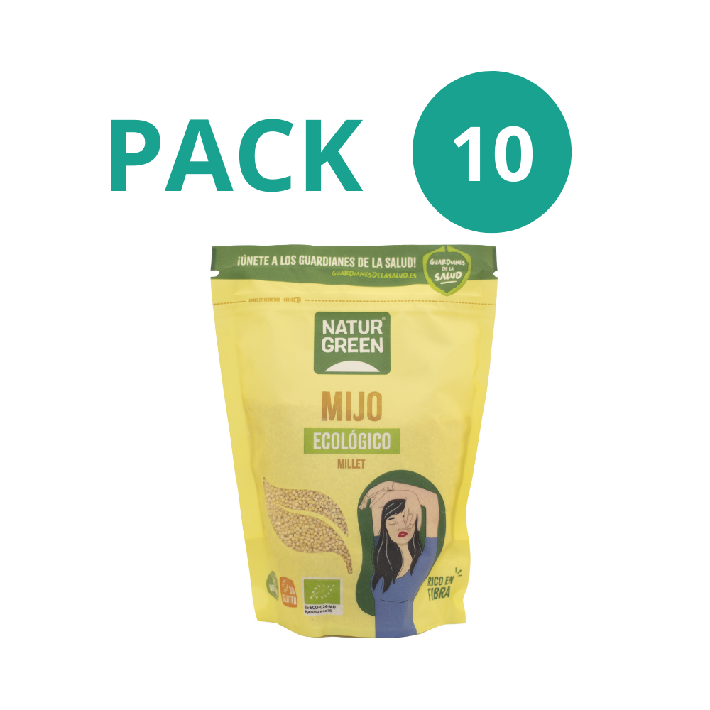 Pack 10x Mijo Ecológico 500g NaturGreen