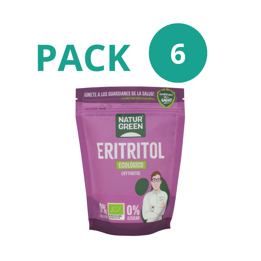 Pack 6x Eritritol Bio 1kg NaturGreen