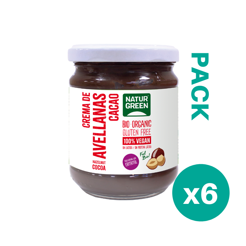 Crema de Avellanas con Cacao Bio Reducida de Az�cares