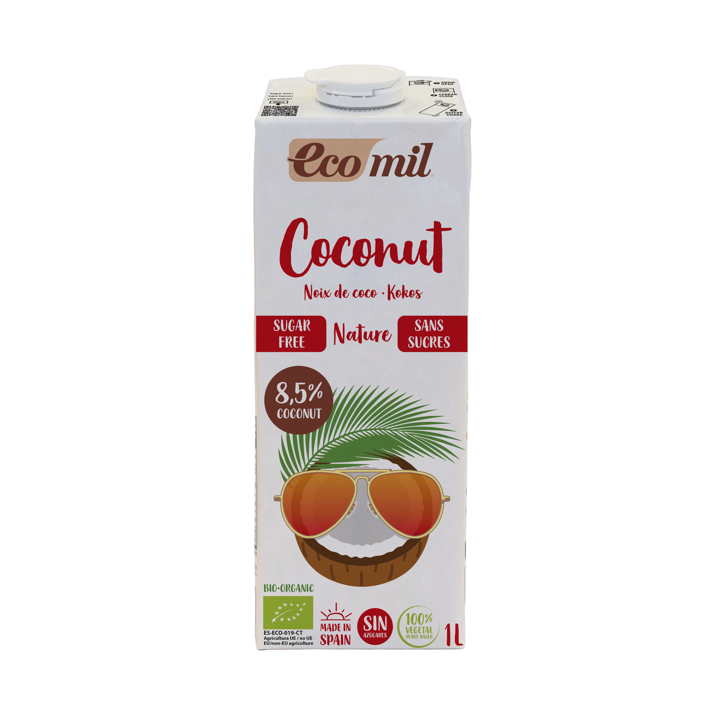Bebida de Coco Ecológica Nature 1L Ecomil