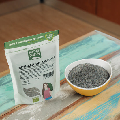 Pack 9x Semillas de Amapola Ecológicas 175g NaturGreen