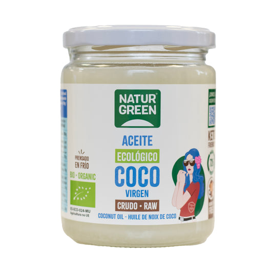 Aceite de Coco Virgen Ecológico 430 ml NaturGreen