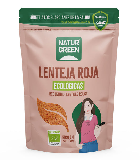 Lenteja Roja Ecológica 500g NaturGreen