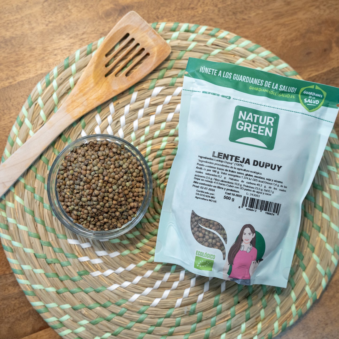 Lenteja Dupuy Ecológica 500g NaturGreen.