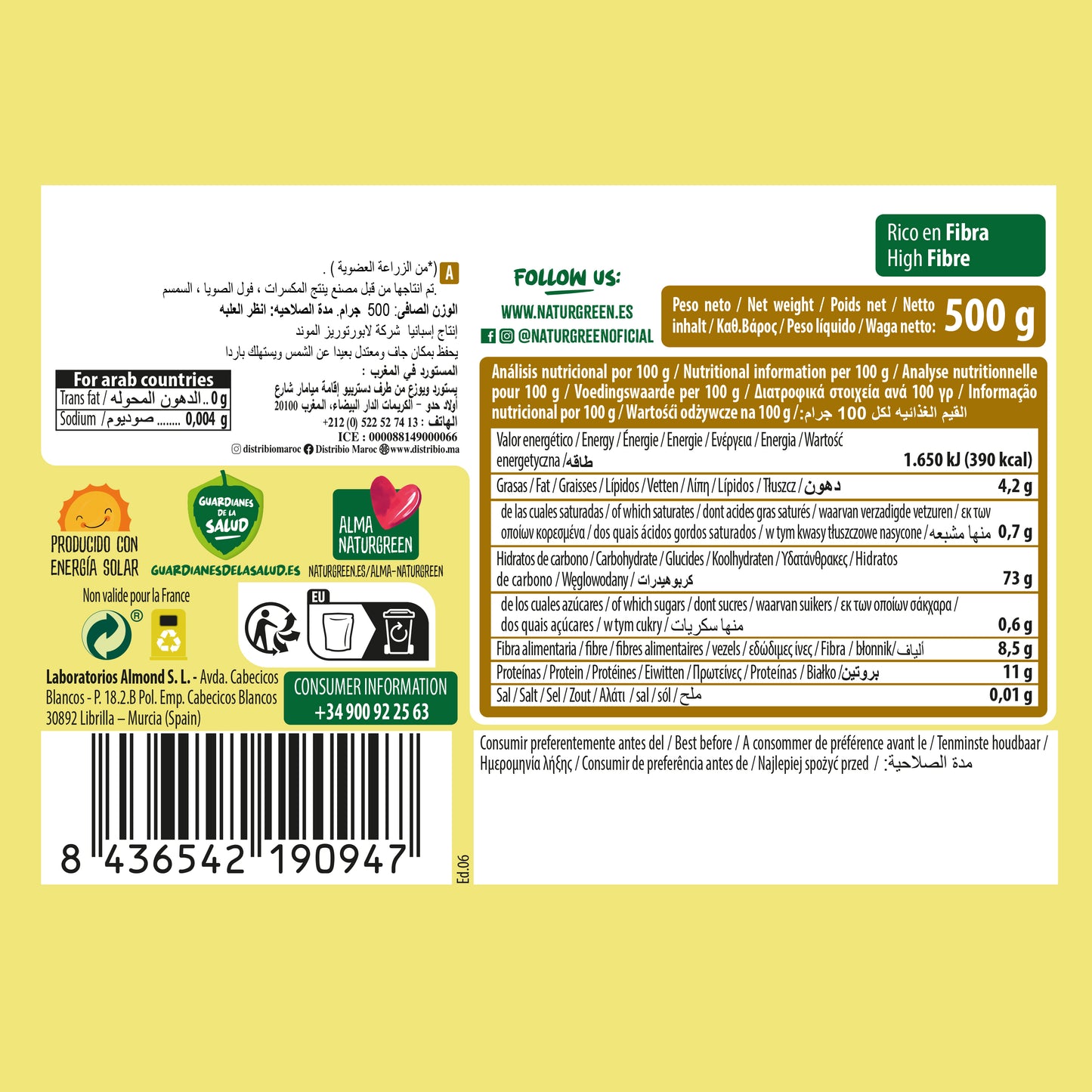 Pack 10x Mijo Ecológico 500g NaturGreen