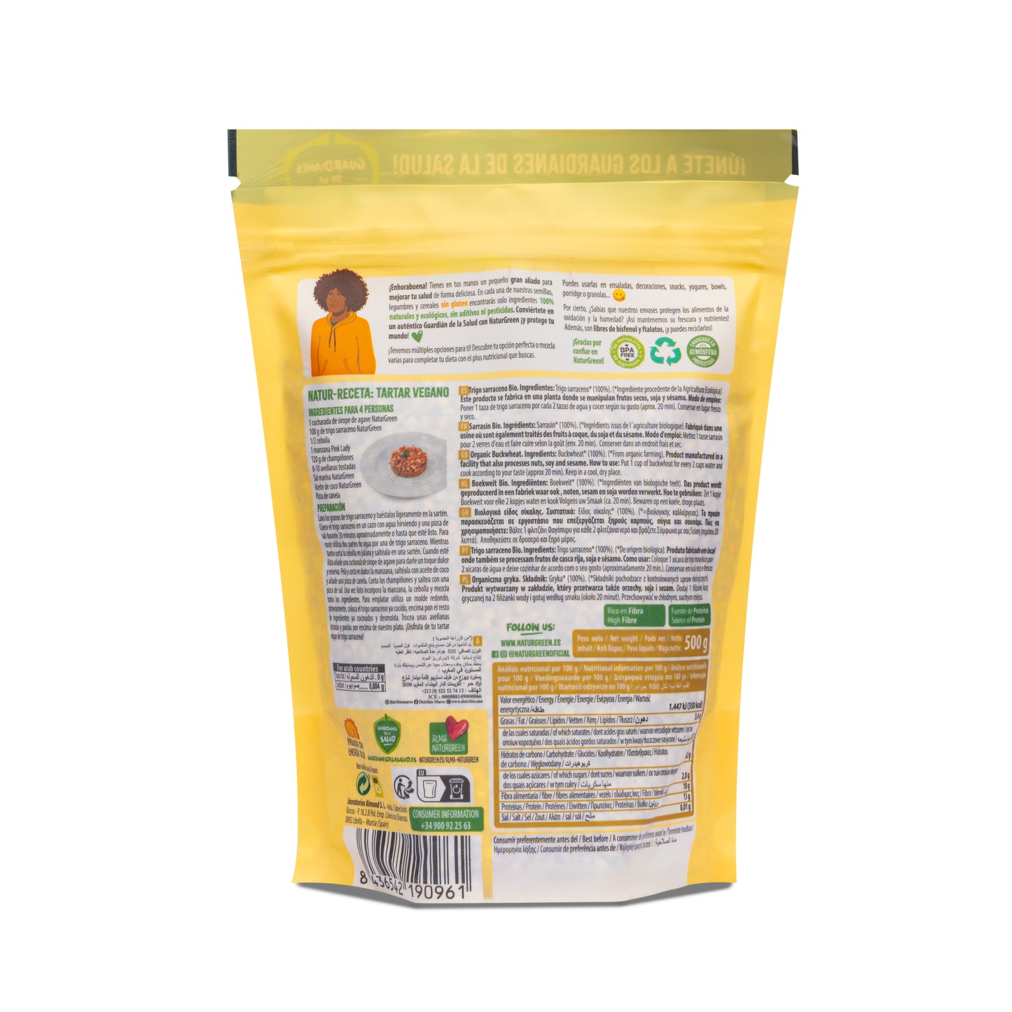 Trigo Sarraceno Ecológico 500g NaturGreen