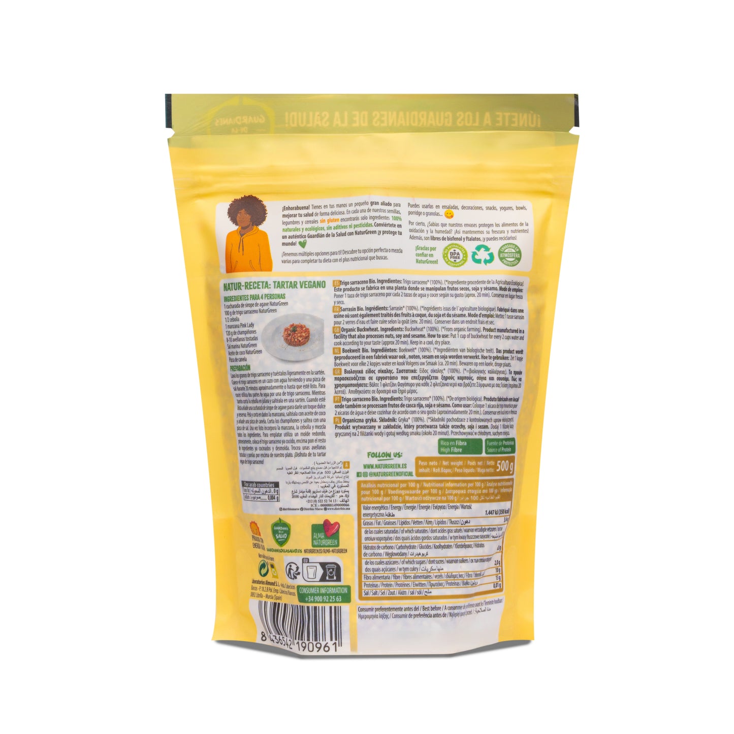 Trigo Sarraceno Ecológico 500g NaturGreen