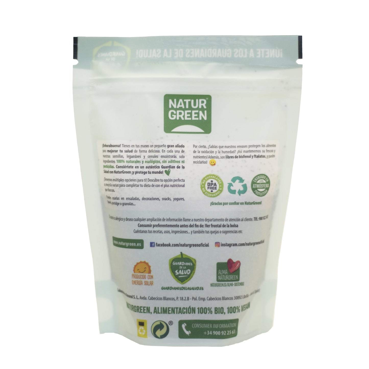 Semillas de Amapola Ecológicas 175g NaturGreen