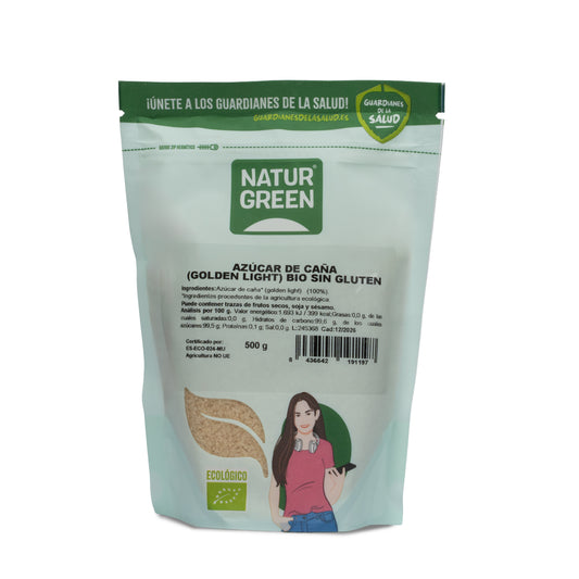 Azúcar de Caña Ecológico (Golden Light) 500g NaturGreen