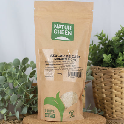 Pack 12x Azúcar de Caña Ecológico (Golden Light) 500g NaturGreen