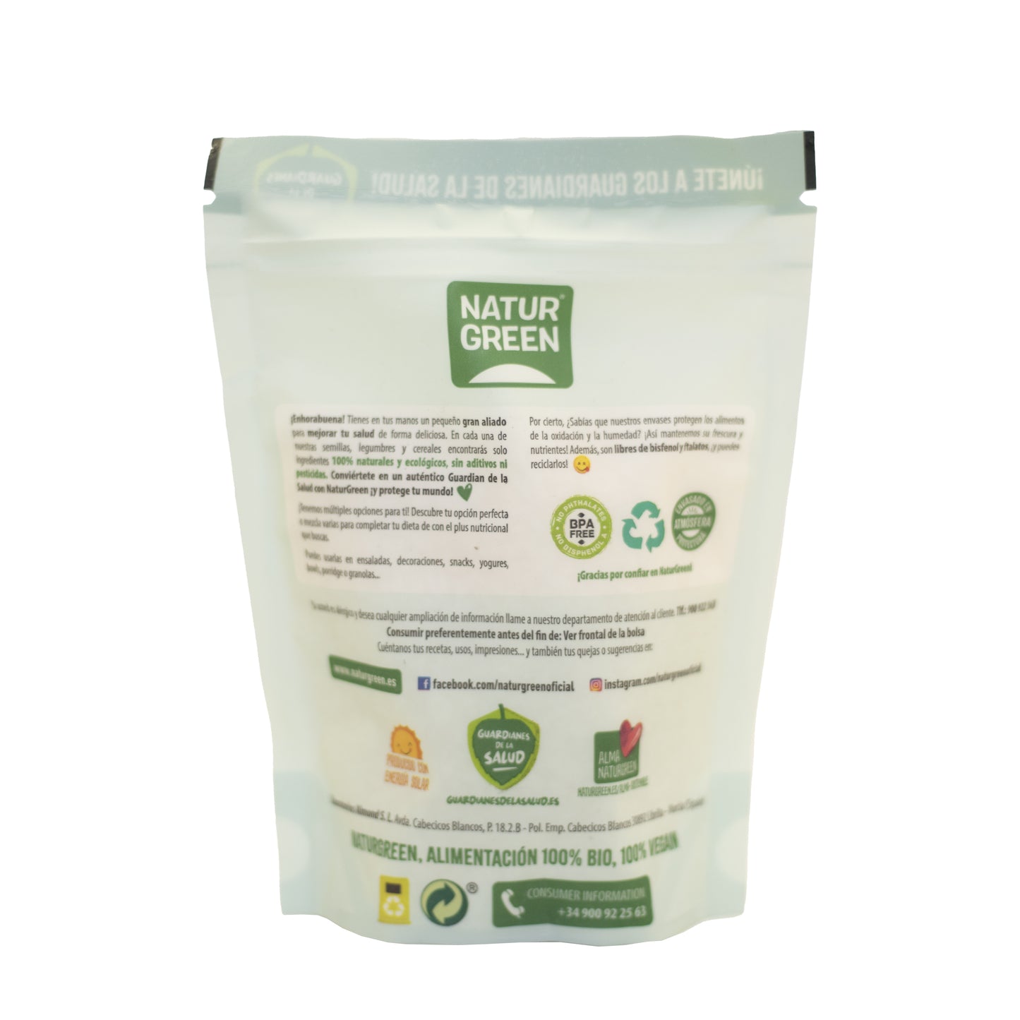 Pack 9x Coco Ecológico Rallado 125g NaturGreen
