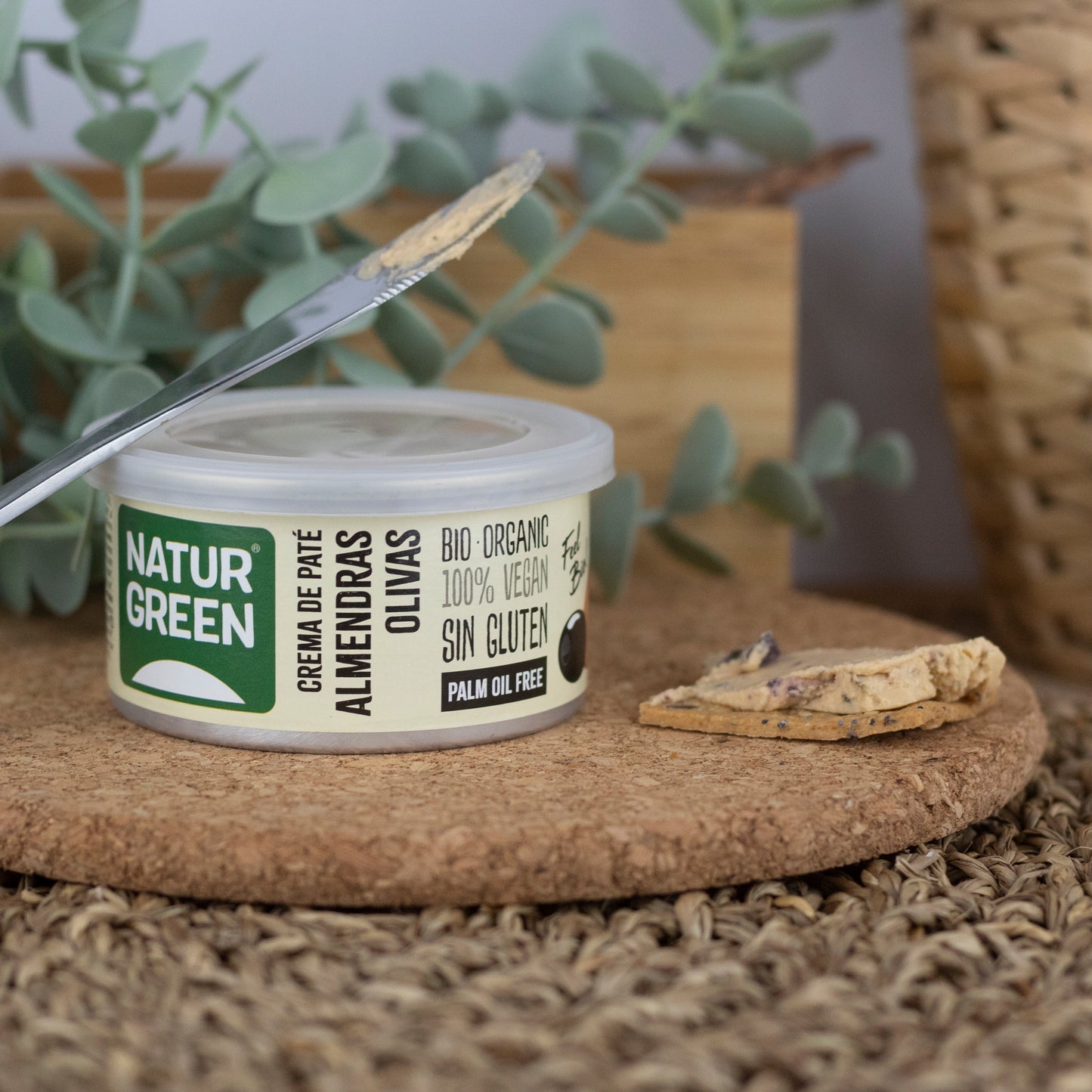 Paté de Olivas Negras Ecológico 125 g NaturGreen