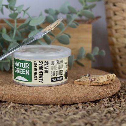Paté de Olivas Negras Ecológico 125 g NaturGreen