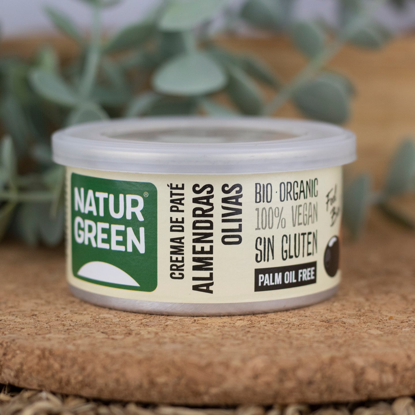 Paté de Olivas Negras Ecológico 125 g NaturGreen