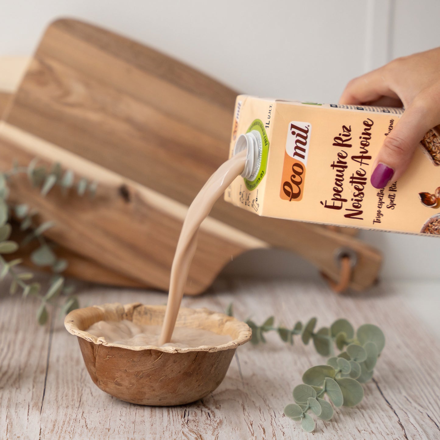 Bebida de Espelta con Arroz, Avellana y Avena Bio 1L Ecomil