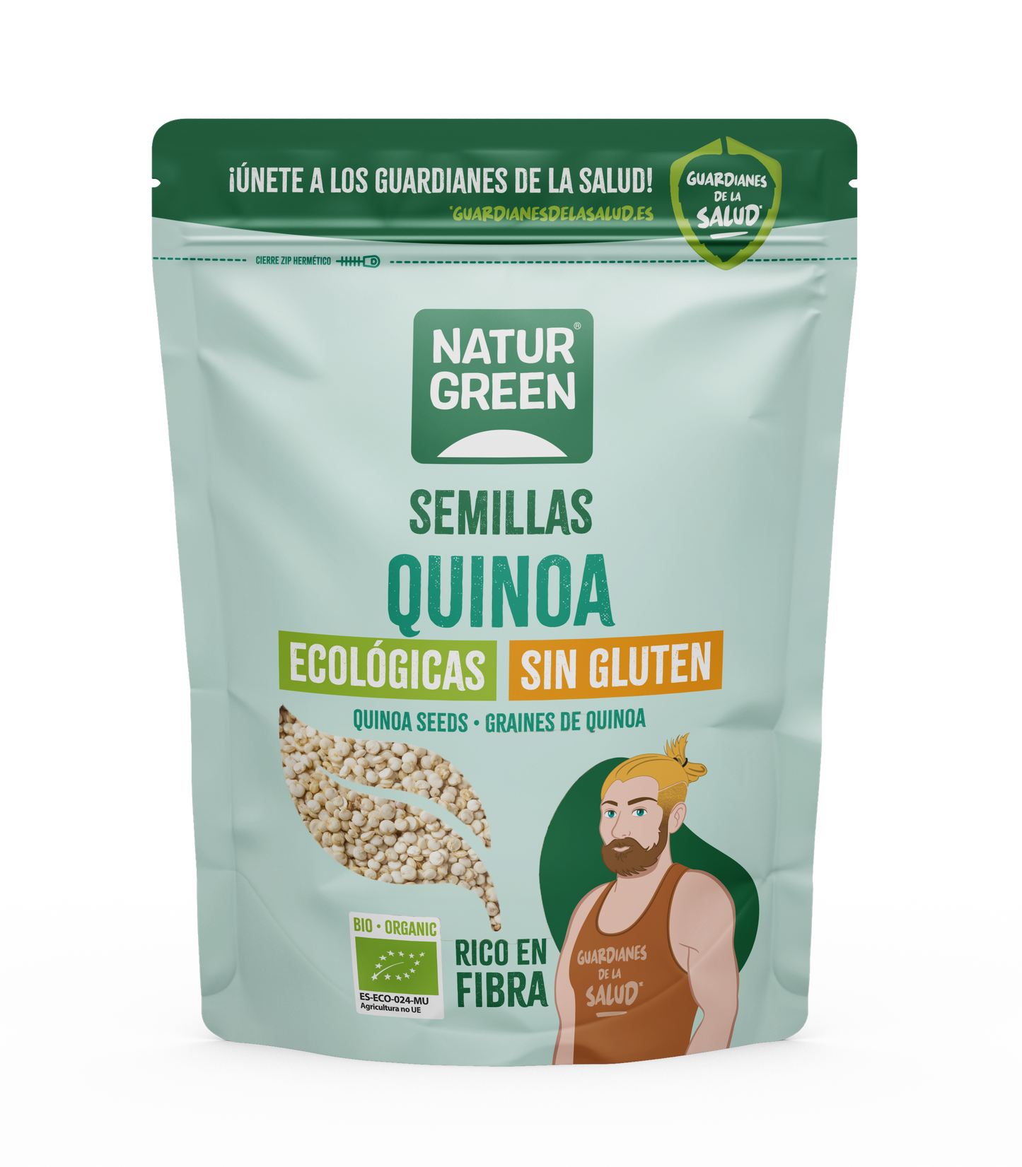 Pack 10x Quinoa Ecológica en Grano 450g NaturGreen