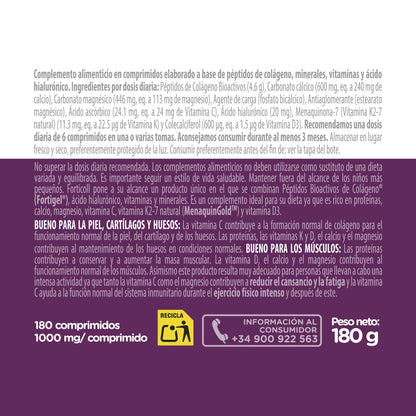 Colágeno BioActivo 180 comprimidos Forticoll