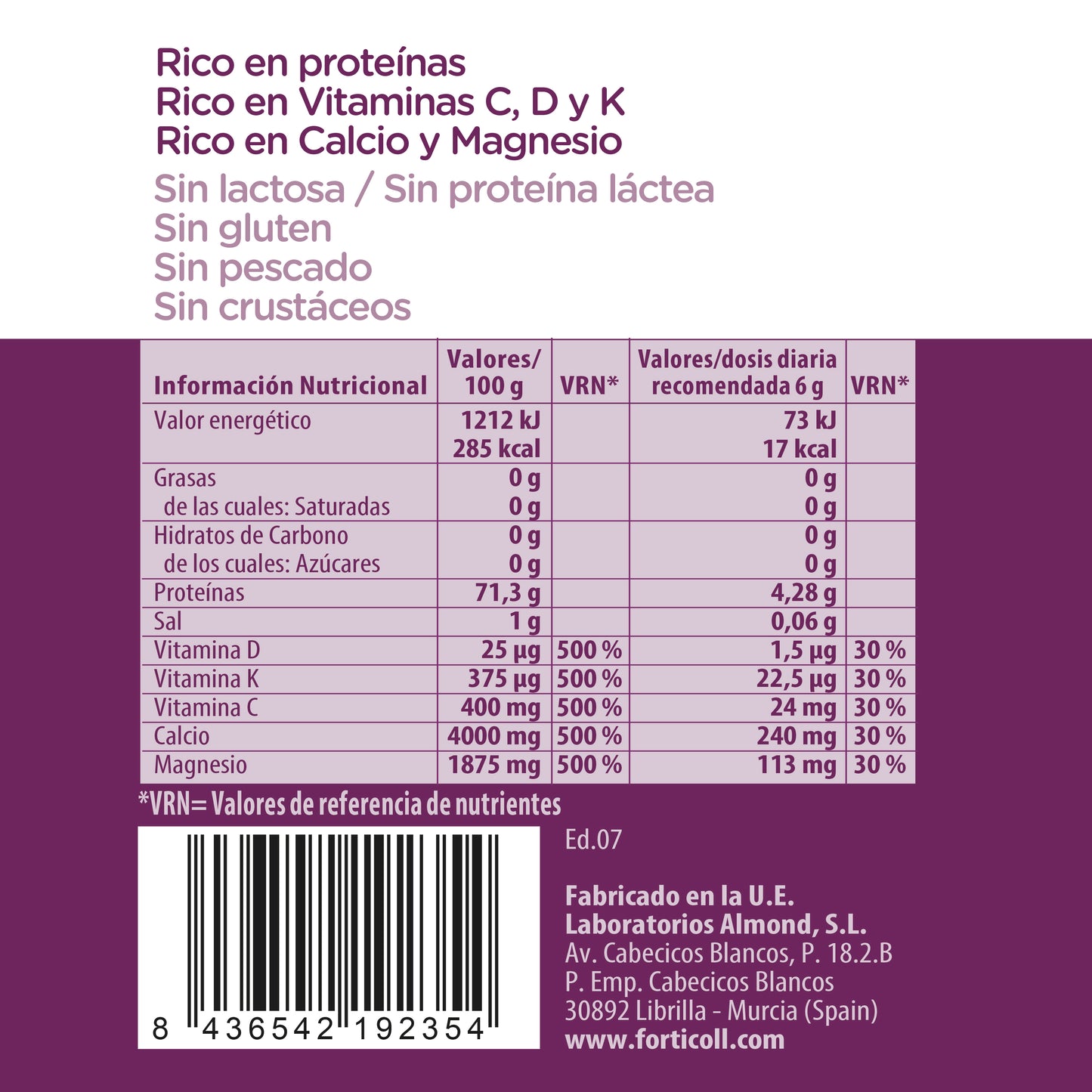 Colágeno BioActivo 180 comprimidos Forticoll