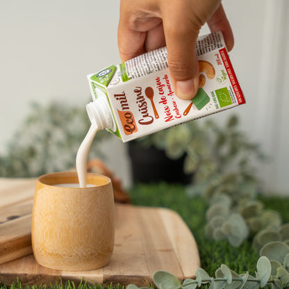 Pack 24x Nata ecológica para cocinar de Anacardos 200 ml. EcoMil Cuisine