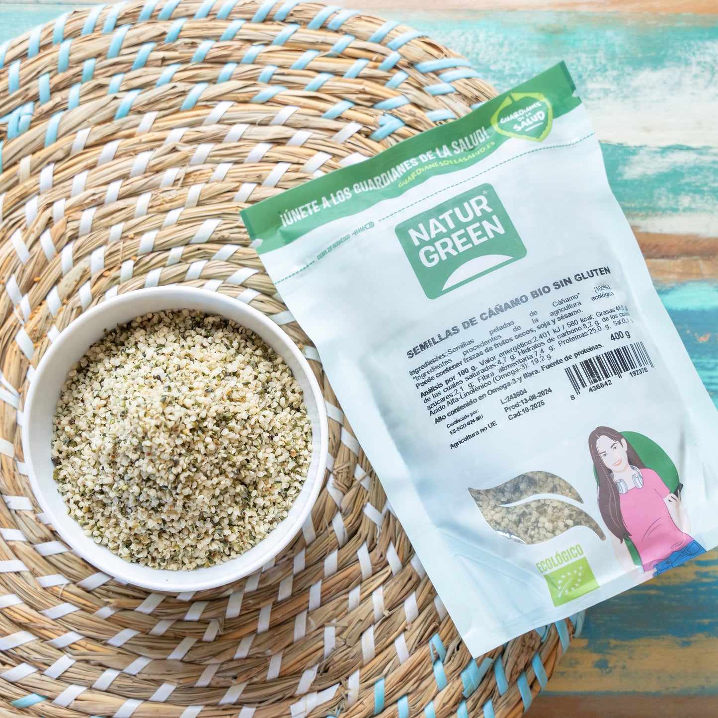 Semillas de Cáñamo Ecológicas 400g NaturGreen