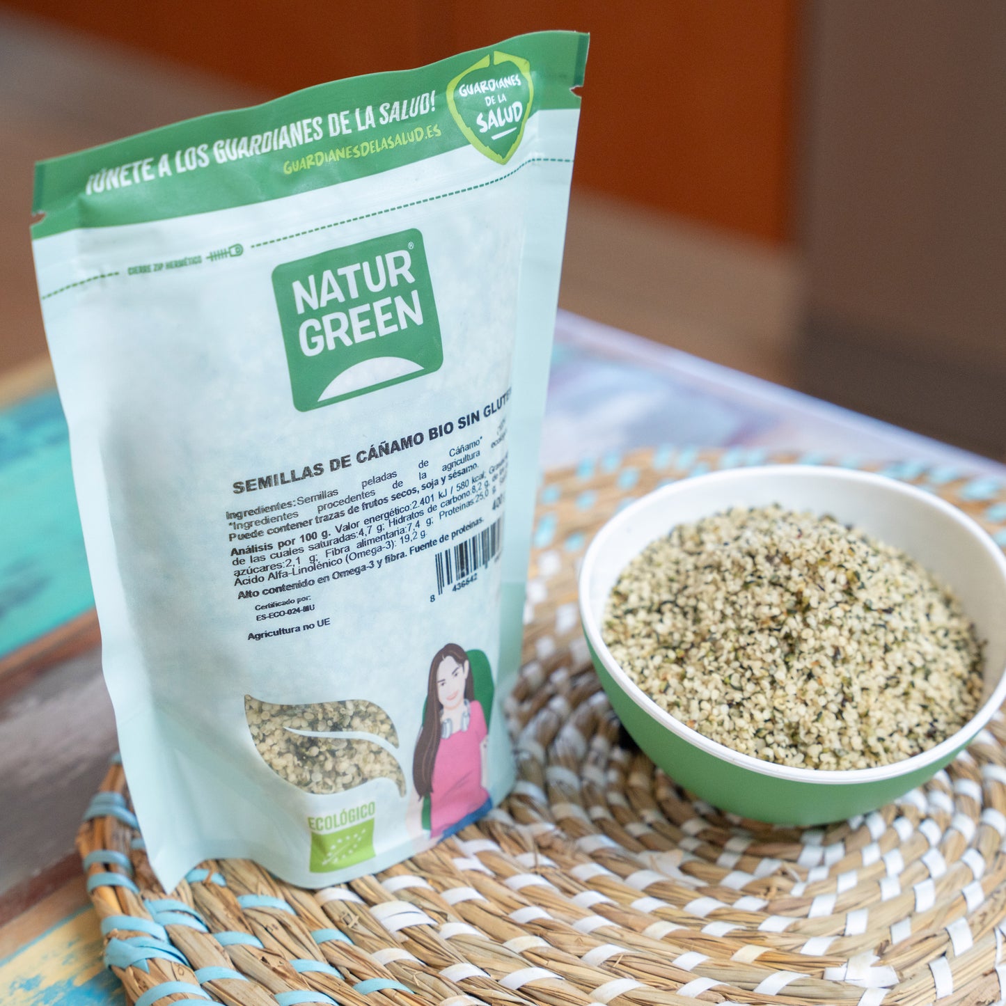 Semillas de Cáñamo Ecológicas 400g NaturGreen