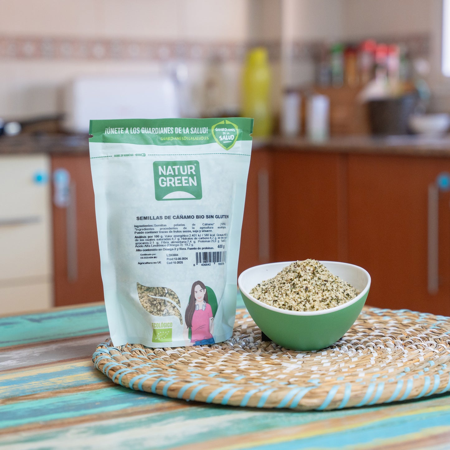 Semillas de Cáñamo Ecológicas 400g NaturGreen