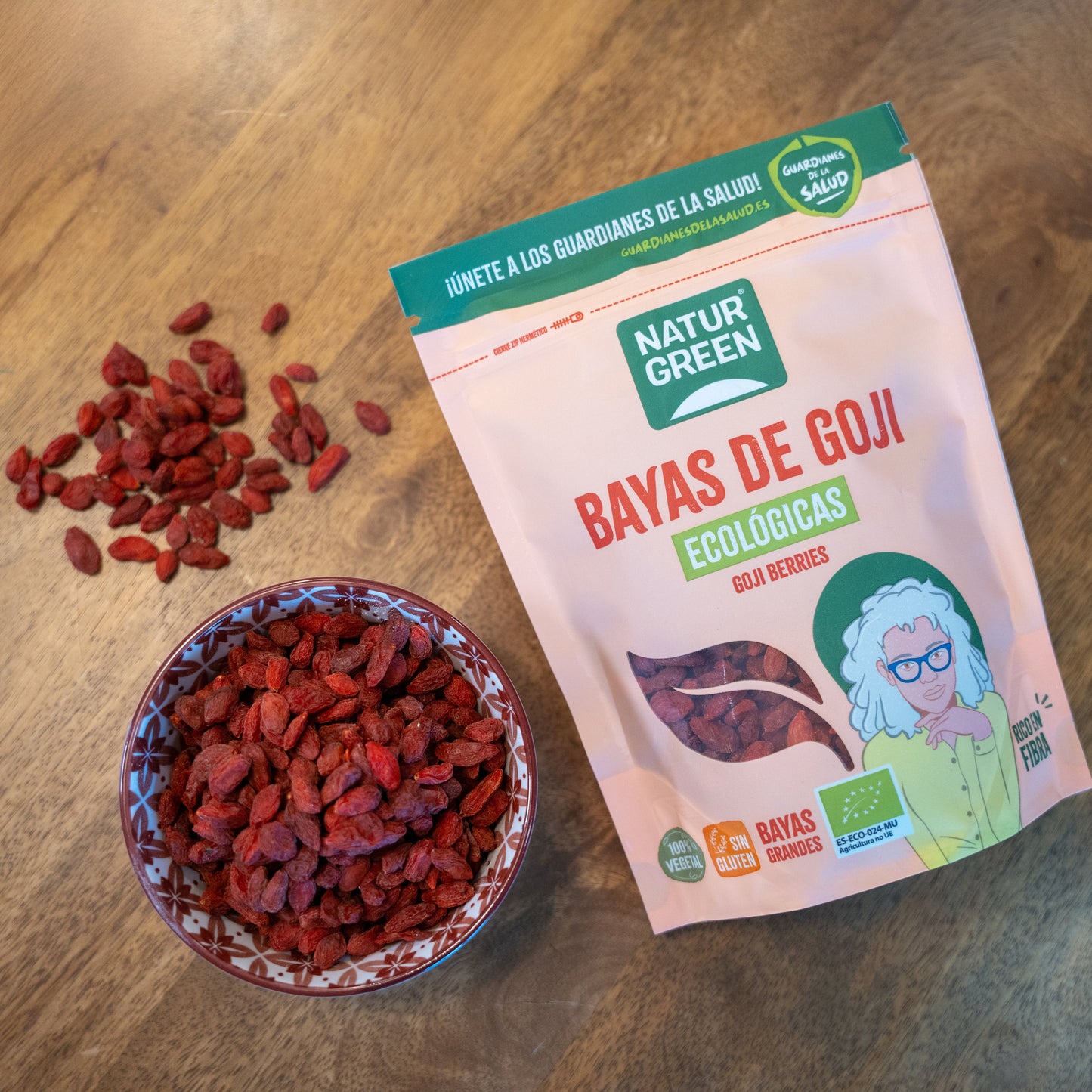 Bayas de Goji Ecológicas Grandes 200g NaturGreen