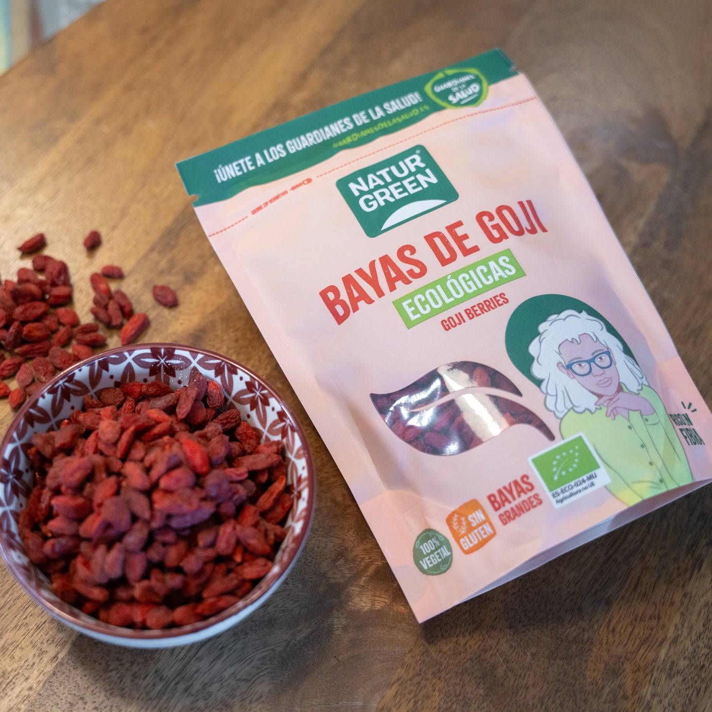 Bayas de Goji Ecológicas Grandes 200g NaturGreen