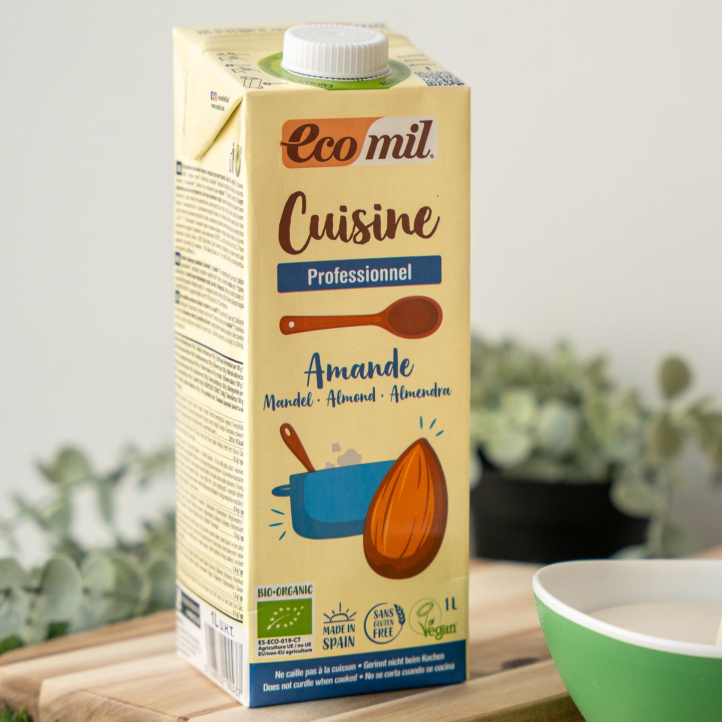 Nata ecológica para cocinar de Almendra 1 L. EcoMil Cuisine