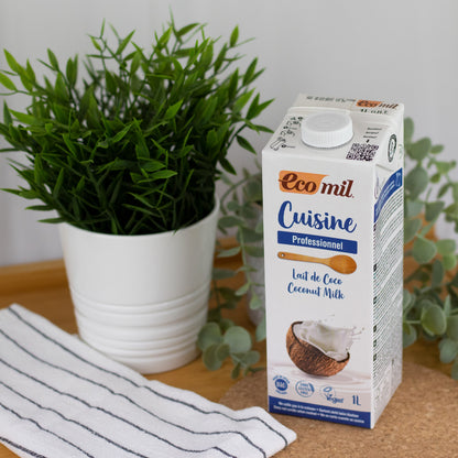 Leche de coco Bio para cocinar 1l Ecomil