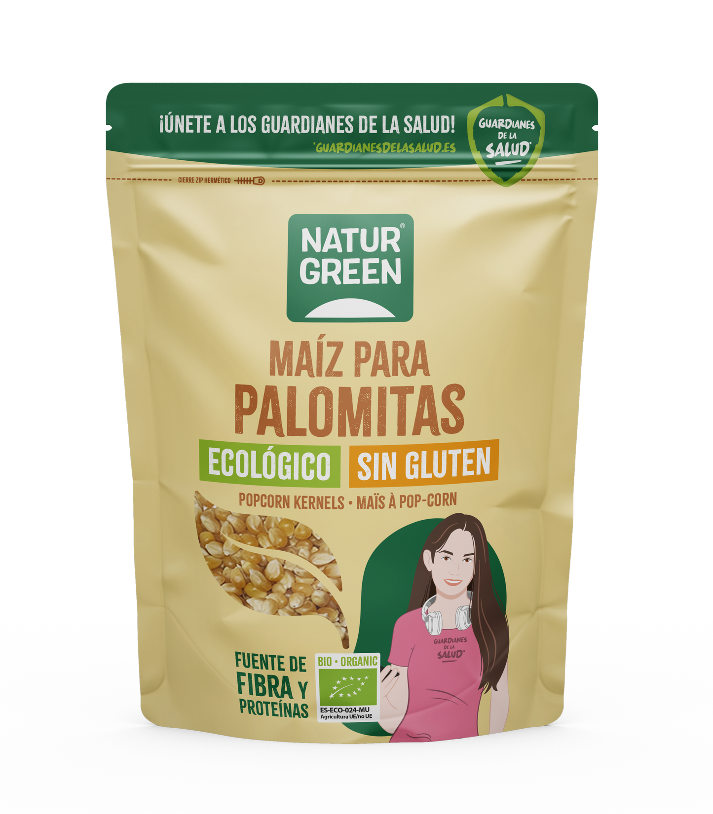 Maíz para palomitas ecológico 400g NaturGreen