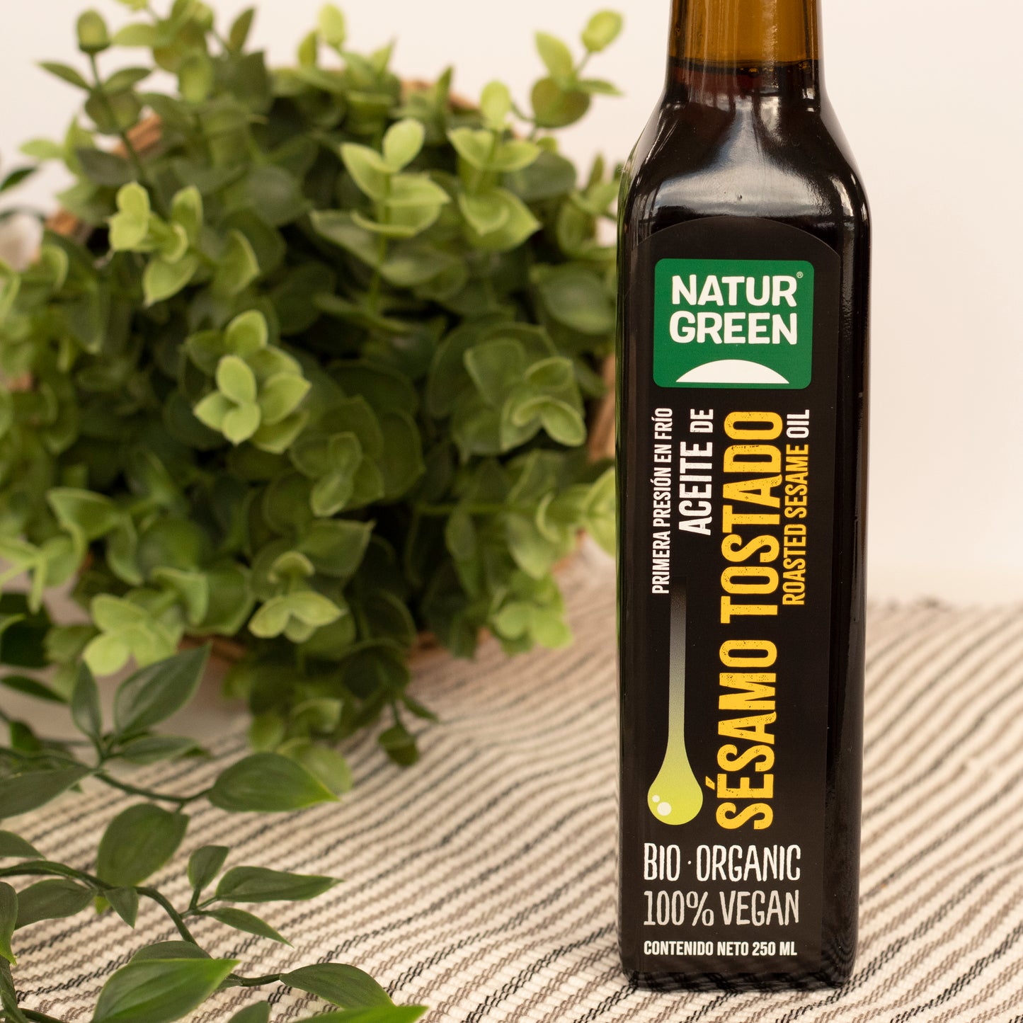Aceite de Sésamo Tostado Ecológico 250 ml NaturGreen