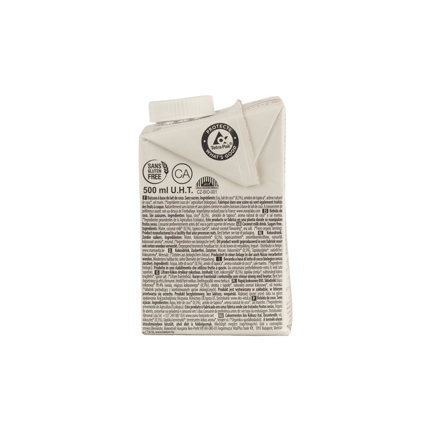 Bebida de Coco Ecológica Nature 500ml Ecomil
