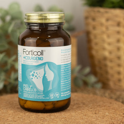 Colágeno BioActivo Piel y Cabello 120 comprimidos Forticoll