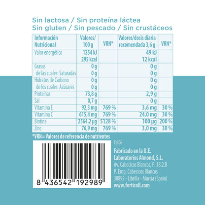 Pack 6x Colágeno BioActivo Piel y Cabello 120 comprimidos Forticoll