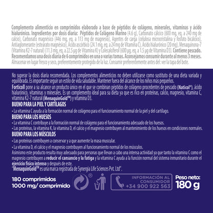 Colágeno Marino 180 Comprimidos Forticoll