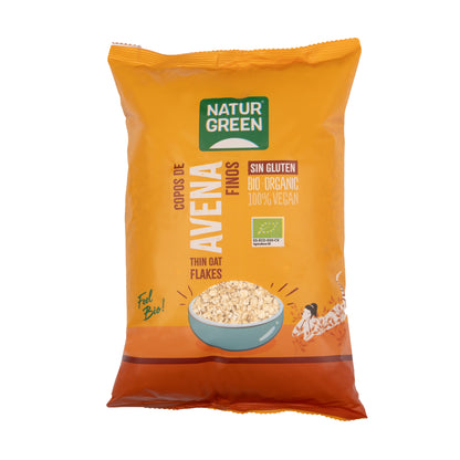 Copos de Avena Finos Bio 1kg NaturGreen