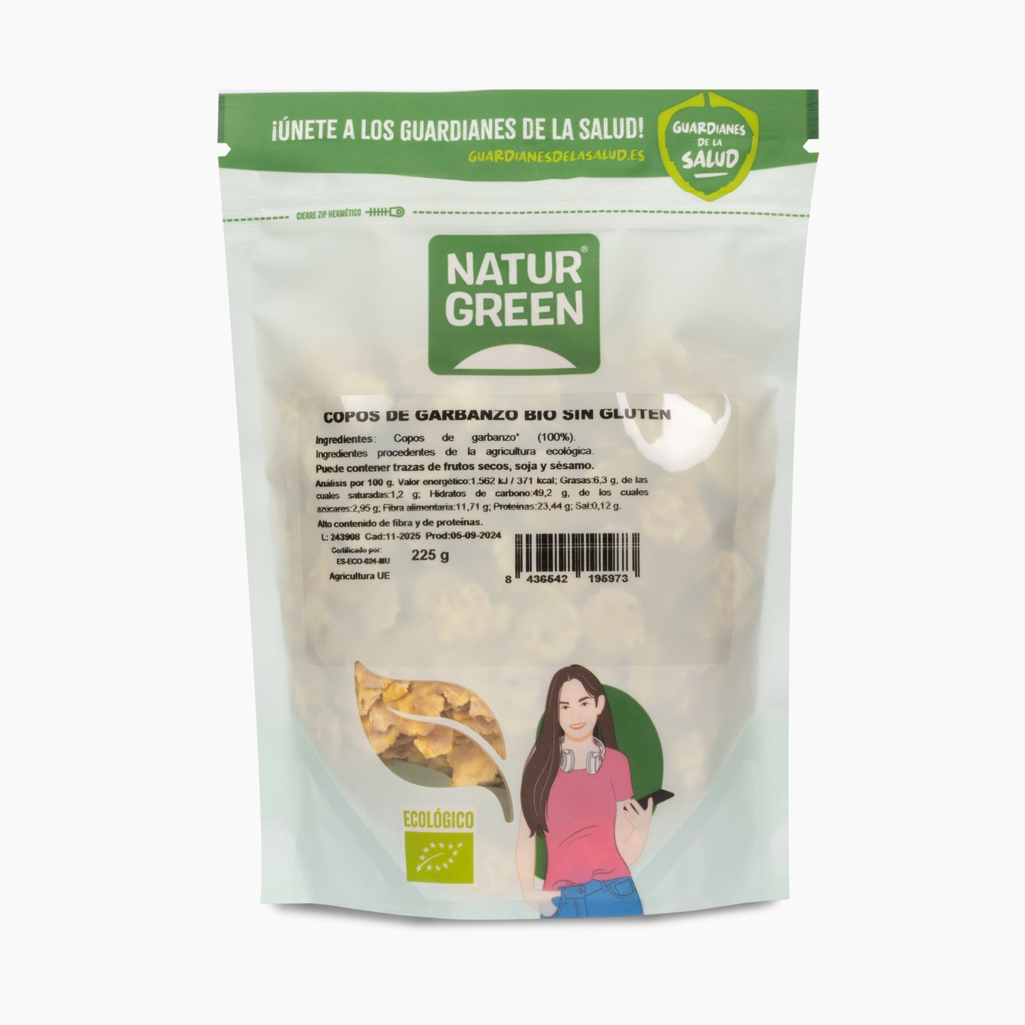 Snack de Garbanzo Bio 225g NaturGreen