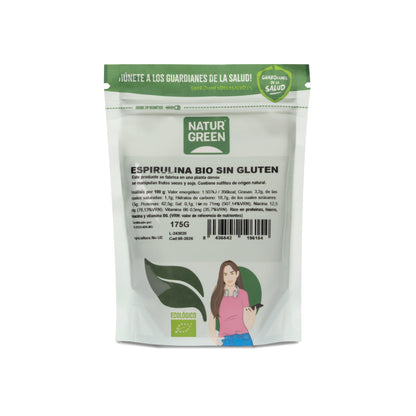 Espirulina Ecológica en polvo 175g NaturGreen