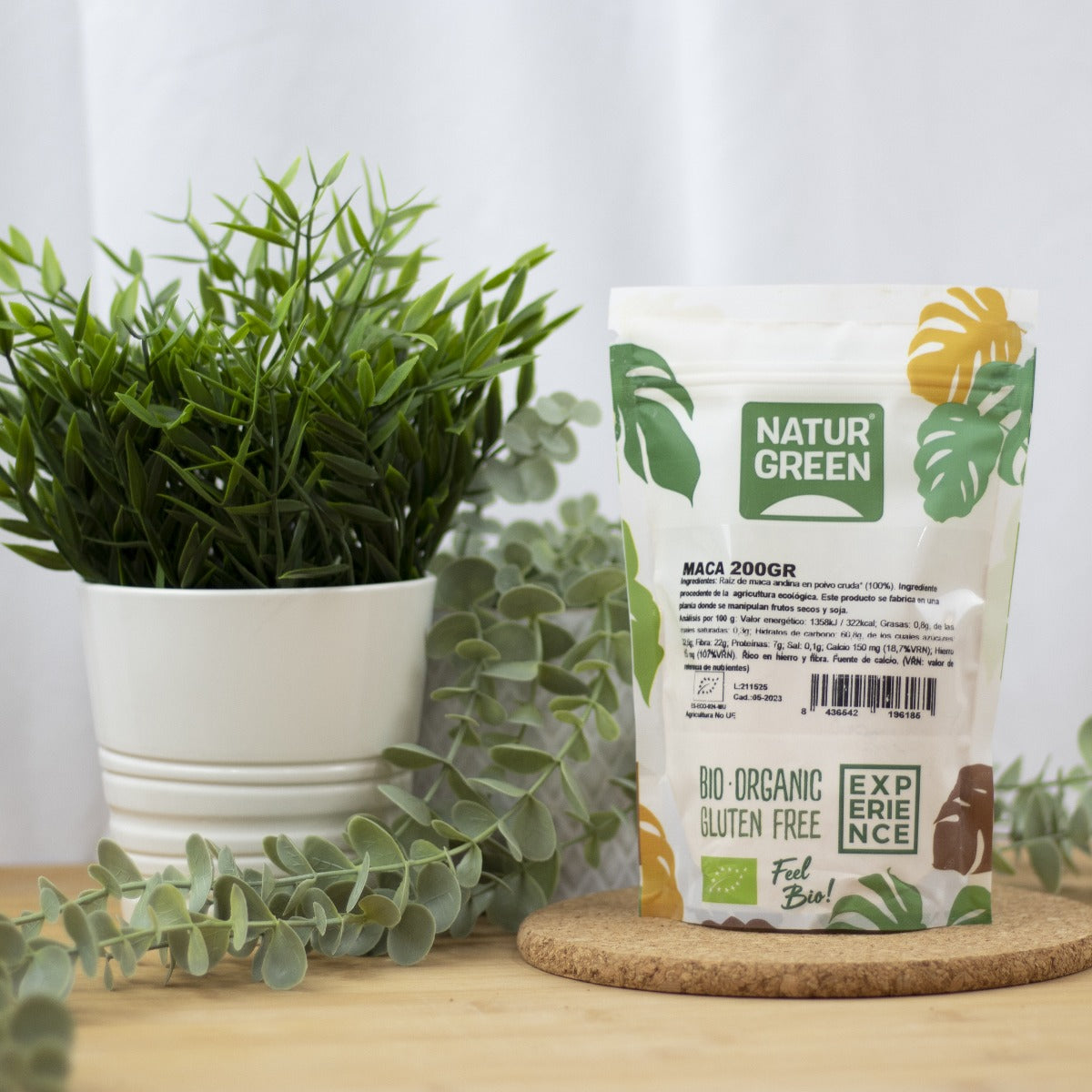 Maca Andina Ecológica en Polvo 200g NaturGreen