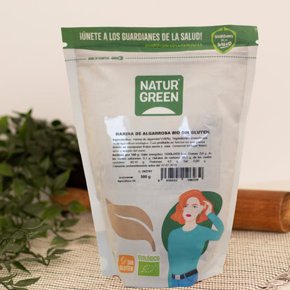 Pack 8x Harina de Algarroba Ecológica 500 g NaturGreen