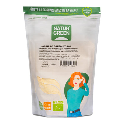 Harina de Garbanzo Ecológica 500 g NaturGreen