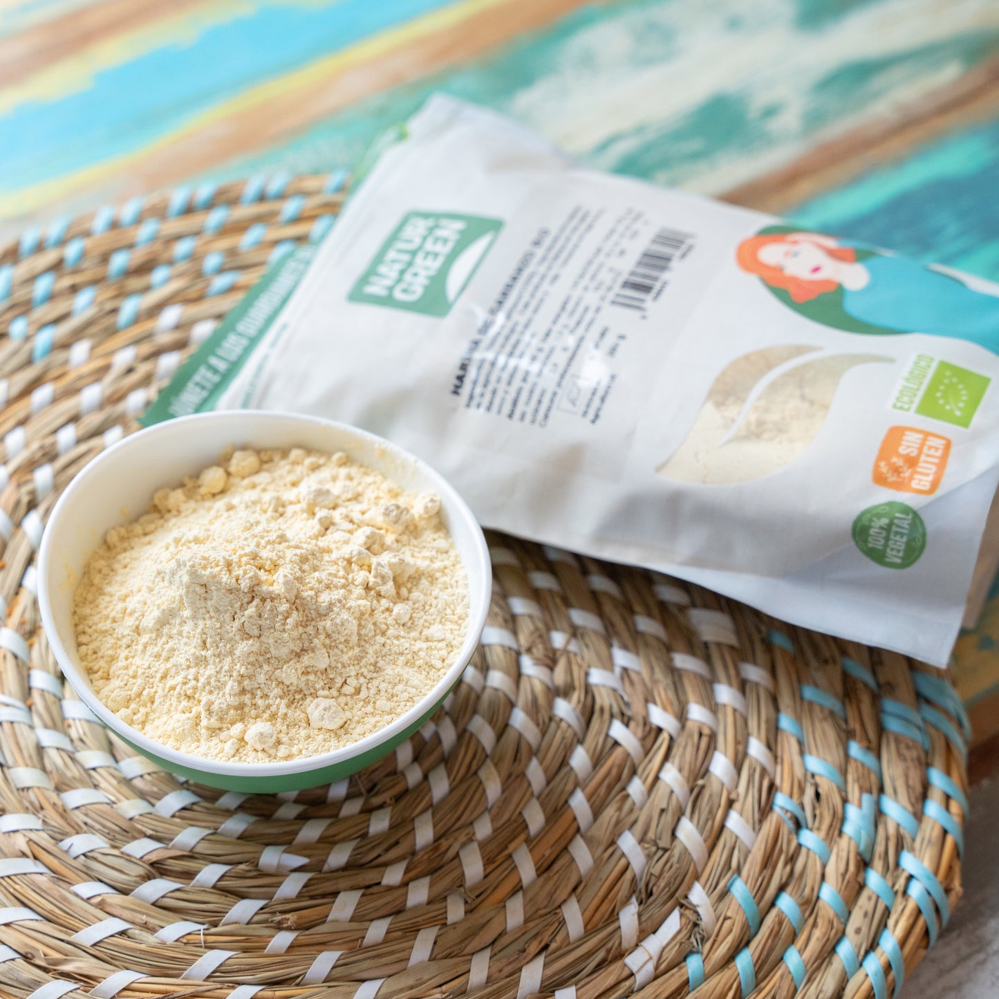 Pack 8x Harina de Garbanzo Ecológica 500 g NaturGreen